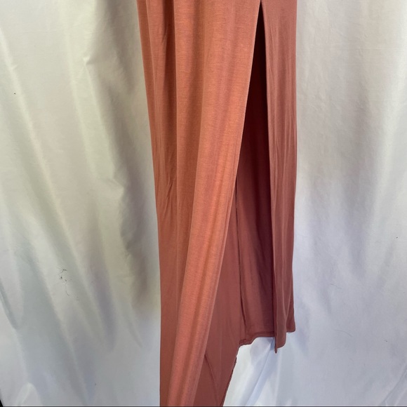 Lulu's Watch The Sunset Rusty Rose Maxi Dress Medium - Picture 10 of 13